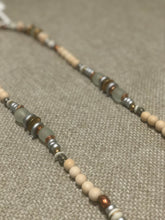 Load image into Gallery viewer, GOLD &amp; SEAGLASS LAYERING NECKLACE

